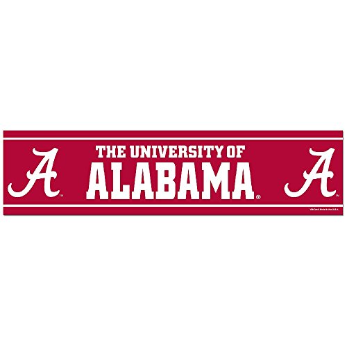 Wincraft NCAA Alabama, University of WCR13245412 Bumper Strip, 3" x 12"