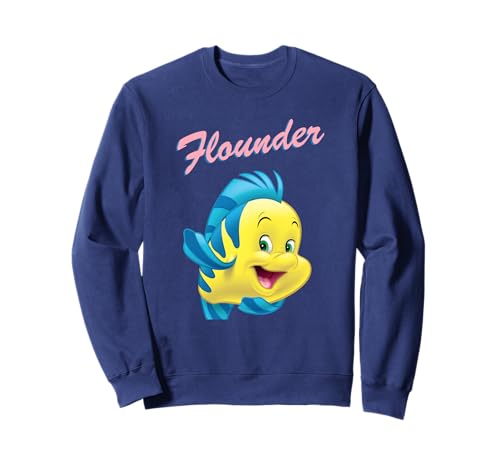 Pull Disney La Petite Sirène Flounder en maille douce supérieure