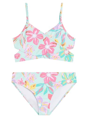 Image of Kanu Surf Girls' Coral Reef Beach Sport Wrap Around Bikini 2-piece Swimsuit