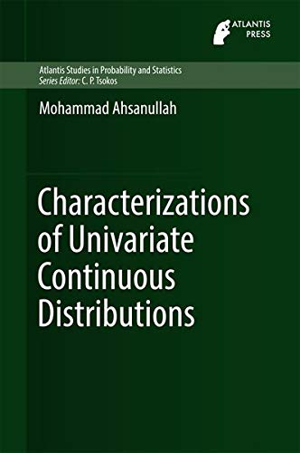 Buy Characterizations of Univariate Continuous Distributions — BookShops.in