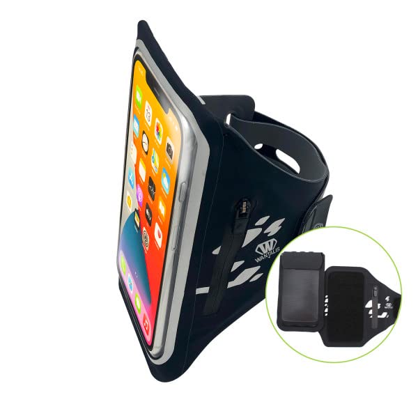 Wantalis Detachable Running Armband Black Adult Size Unisex