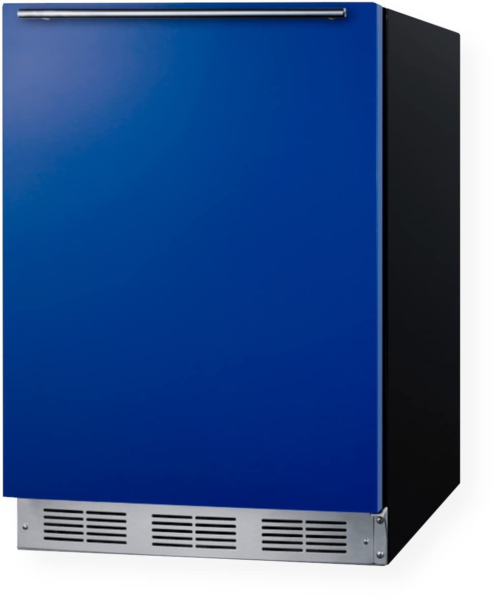 Summit 24" Refrigerator, ADA Compliant, Undercounter Fridge, 5.8 cu.ft. Capacity, ENERGY STAR, Blue- BAR631BKBADA on Fridge.com