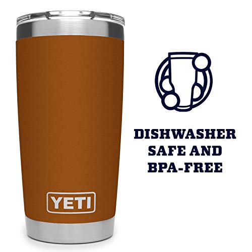 Image of YETI Rambler 20 oz Stainless Steel Vacuum Insulated Tumbler w /MagSlider Lid, Clay