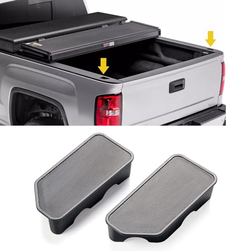 Moonlinks Bed Rail Stake Pocket Covers Compatible with 2014-2018 GMC Sierra 1500 and Chevrolet...