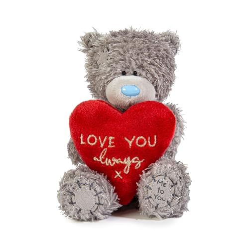 Me To You Tatty Teddy 'Love You Always' 10cm Bear - Official Valentine's Day Collection, Grey