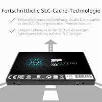 Silicon Power 2-Pack 256GB SSD 3D NAND A55 SLC Cache Performance Boost SATA III 2.5" 7mm (0.28") Internal Solid State Drive – Ansicht 3