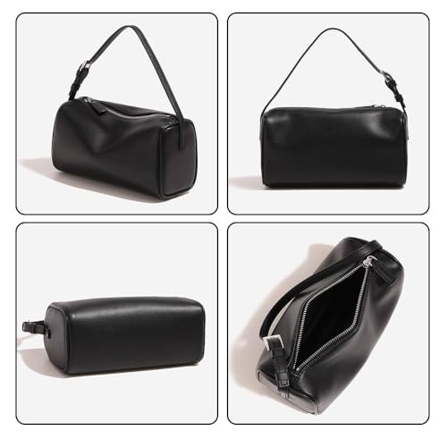 Genuine Leather Top Handle Bags for Women，Handbags Purses with Zipper/Adjustable Strap，Crossbody Bag for Party Prom Banquet4