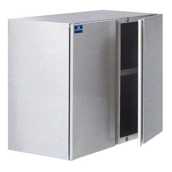Armoire Murale Inox avec Porte Battante et Étagère Intermédiaire - Profondeur 400 mm - Virtus