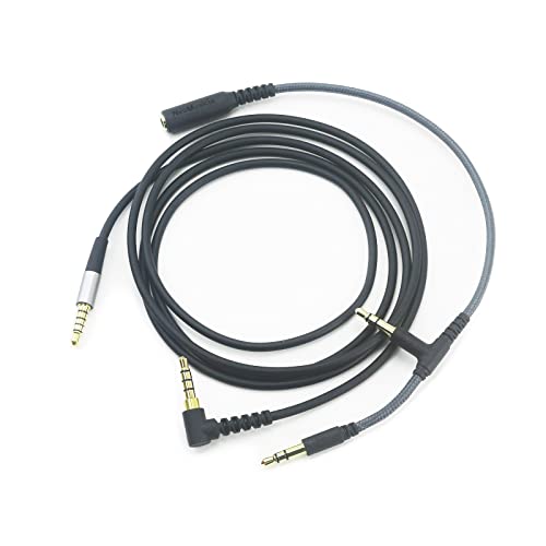 1.3m/4.3ft Replacement Audio Cable, 3.5mm 5 Pole Male, Compatible with Nova 1 or 1X, Compatible with Nova 7 or 7X, Compatible with Nova Pro, Compatible with Nova 1P Gaming Headset
