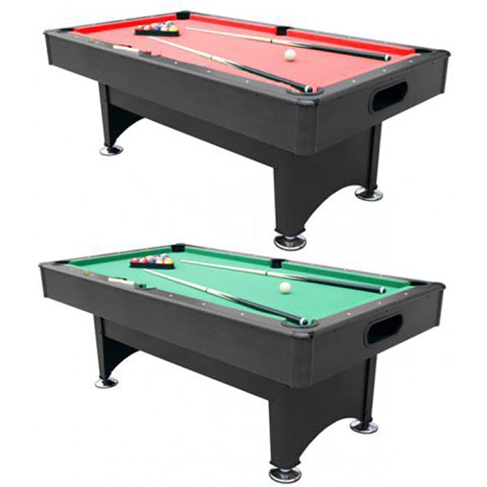 7ft Pool Snooker Auto Ball Return Black Table Billiards Family Leisure With All Accessories, Great for Kids and Adults