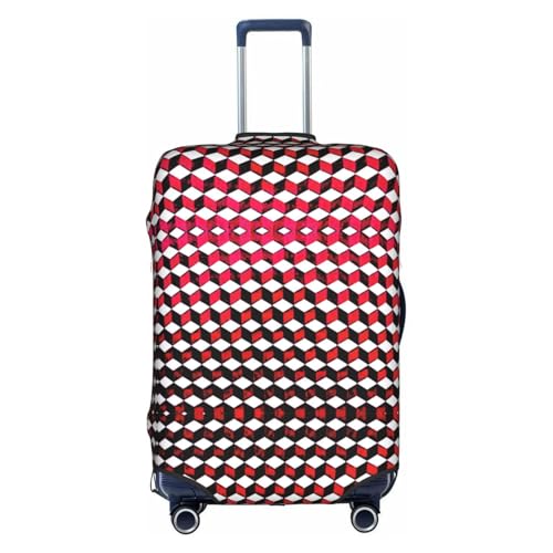 Housse pour valise de voyage S carreaux rouges parfaite pour vos escapades en week-end