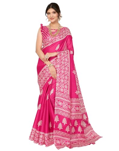 Image of Yashika Women's Sarees Women's Combo Art Silk Printed Saree With Unstitched Blouse Piece |saree for Women | saree combo | New Sari | Saree Pack Of 3