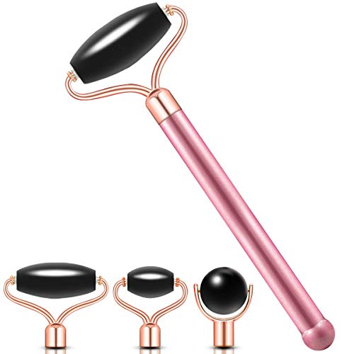 Mothers Day Gifts for Mom Jade Roller Face Massager - Ice Roller gifts for Girl, Women, Girlfriend, Wife, Mom - Christmas Gifts Face Roller Massage Tool - Derma Roller for Skin Care