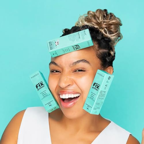 Primer Grip Fix Vizzela 30g - Primer Facial Hidratante Fixador de Maquiagem