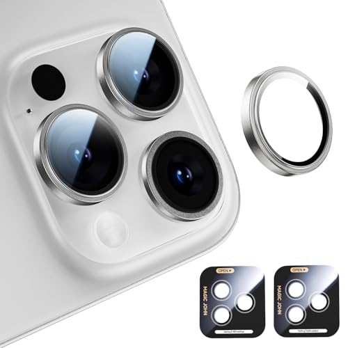 �y2���Z�b�g�zMAGIC JOHN �Ή� iPhone 16 Pro/16 Pro Max �J�����ی� �S�ʕی� �K�C�h�g�t�� �\��₷�� ������� �J�����J�o�[ �����Y�J�o�[ �h�o �q��p�A���~���� �V���o�[