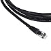 LIANSHU Nexstar RS 232 PC Interface Cable(RS 232 DB9Pin Female to RJ11 4P4C) L=6FT Black (2Pack)