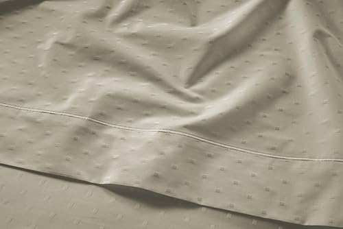 Image of LANE LINEN Deep Pocket Split King Sheets Adjustable Bed Sateen - Linen | Split King Size Bed Sheets - 5-Piece Set, For Guests And Everyday Use, For A Silky Hotel-Style Bed, Luxe Sheen,