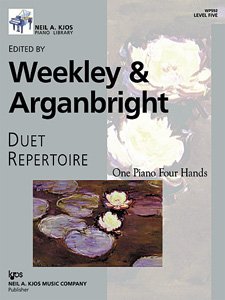 Duet Repertoire - One Piano Four Hands - Level Five - Edited By Weekley & Arganbright