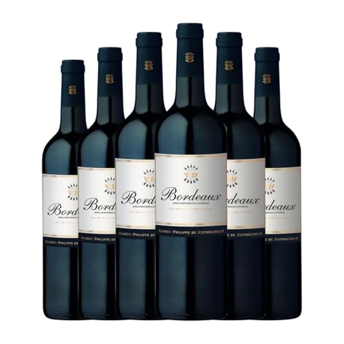 Philippe de Rothschild Rouge Bordeaux 75 cl Vino tinto (Caja de 6 Botellas de 75 cl)