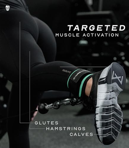 Image of Gymreapers Ankle Straps For Cable Machine Kickbacks, Glute Workouts, Lower Body Exercises - Adjustable Leg Straps with Neoprene Padding