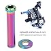 SPYMINNPOO C Caliper Nut, 40mm C Brake Centre Fixed Pivot Nuts with Washer for Mountain Road (Colorful)