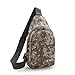 Imagen de Genérico Mochilas Cruzada Hombre Mujer Pequeñas Sling Bag Ligero Bolsa de Pecho Bolso Bandolera Antirrobo Bolso de Hombro Crossbody Mochila de Viaje Acampar Deportes Ciclismo Senderismo