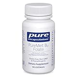 Pure Encapsulations PureMelt B12 Folate - Active B Vitamin with L-5-MTHF - Metabolism Support & Red Blood Cell Function* - Non-GMO & Vegan - 90 Lozenges