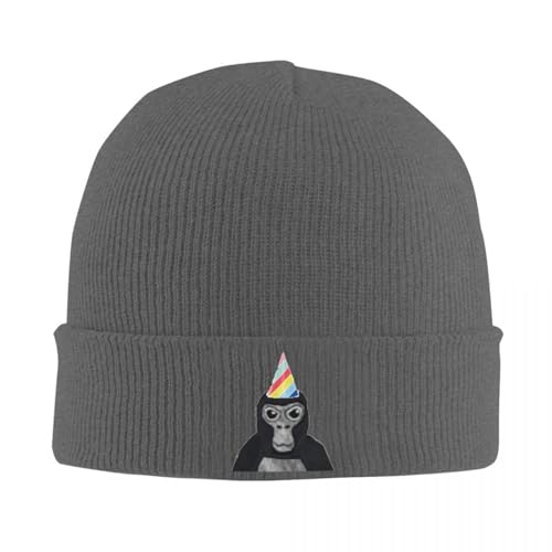 Moda Gorila Tag Mono Cálido Gorro De Punto Hip Hop Bonnet Sombrero Otoño Invierno Gorros Al Aire Libre Sombreros para Hombres Mujeres Adulto Al Aire Libre Regalo