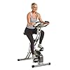 Exerpeutic Folding Exercise Bike, 8 Levels of Resistance Stationary Bike, Bluetooth tracking & Tablet Holder options available