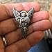 VENICEBEE® Archangel St. Michael Saint Shield Cross Sword Guardian Angel Protection Silver Plated Premium Pin