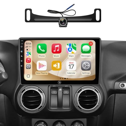 ApexNav 10" Linux Carplay Radio for Jeep Wrangler 07-18 & Dodge Ram 09-12 - image 1