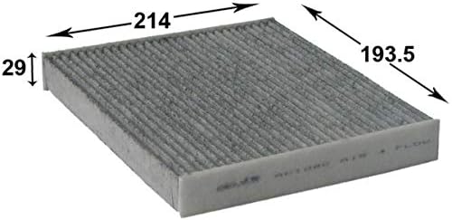 JS ASAKASHI AC108C Carbon Activated Cabin Filter. Up to 100% Filtered Air, Japanese Brand, Premium Filter.