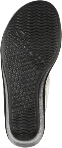 Skechers Skechers Cali Women's womens Rumble on - Sassy Dayz Wedge Sandal, White, 8 US