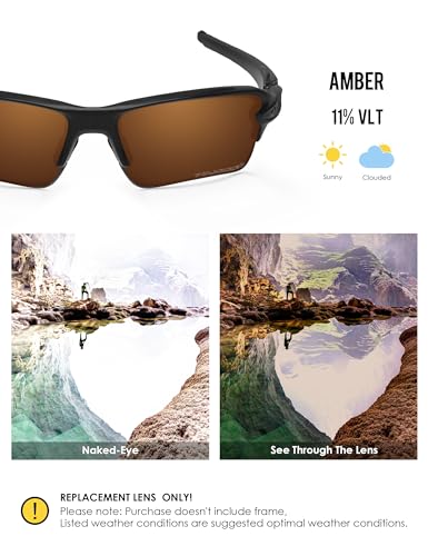 Image of BLAZERBUCK Anti Salt Replacement Lenses & Sock Kit for Oakley Flak 2.0 XL OO9188 Sunglasses