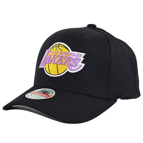 Mitchell & Ness NBA Team Logo Snapback Cap Los Angeles Lakers Black, black, One Size