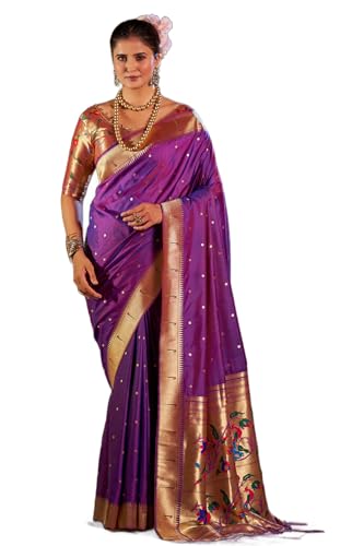 Image of SWORNOF Womens Kanjivaram Banarasi Silk Saree Kanchipuram Patola saree