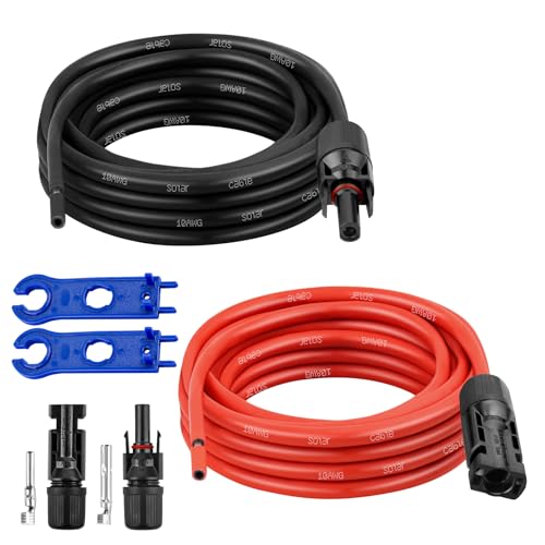 Câble d'extension solaire 10 AWG pour relier facilement vos panneaux solaires