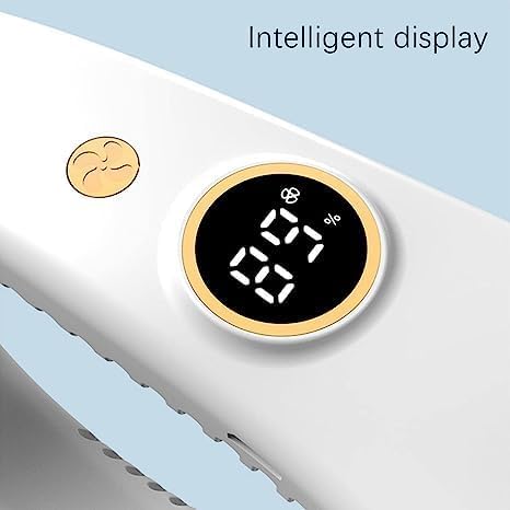 Miniatura 3 de Neclband - Ventilador portátil de aire acondicionado para el cuello, ventilador de verano, recargable, USB, sin aspas, con luz LED incorporada