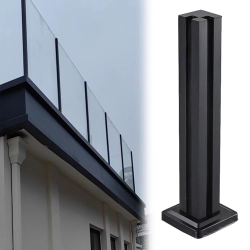 Poteau de balustrade anti-corrosion pour verre 12 mm