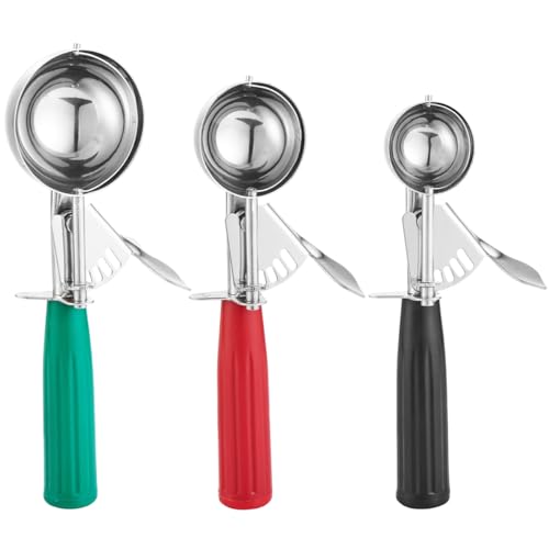 Comparison: Best Cookie Scoop Set 5 Saebye Cookie Scoop Set, Ice Cream Scoop Set, Cookie Scoops for Baking, Multiple Size Large-Medium-Small Size Disher, Professional 18/8 Stainless Steel Cupcake Scoop