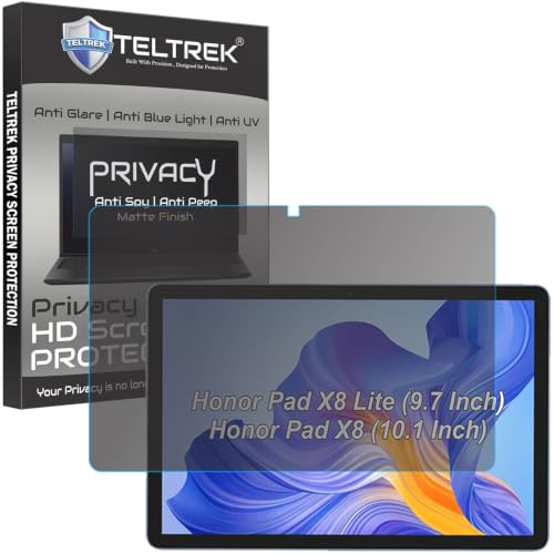 Image of Privacy Matte Anti Peep Screen Guard Compatible With Honor Pad X8 (10.1 Inch Tablet) / Honor Pad X8 Lite (9.7 Inch Tab) Anti Spy Screenguard Not a Tempered Glass Screen Protector