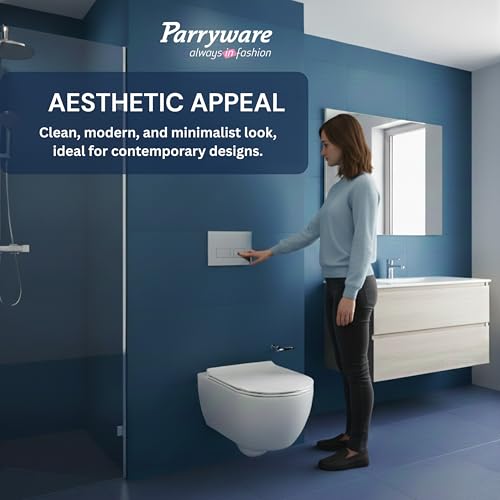 Image of Parryware Linea Plus Concealed Flush Tank Without Frame Without Flush Plate for Wall Hung Commodes | In-Wall Toilet Flush Tank for Modern Bathrooms| Durable & Space-Saving | E812099