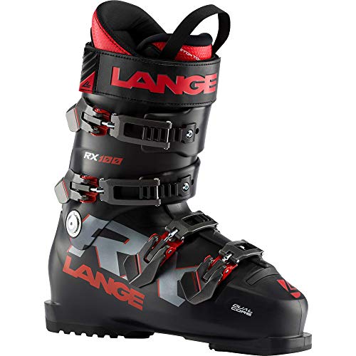 Lange RX 100 Botas de Esquí, Adultos Unisex, Negro/Rojo, 290
