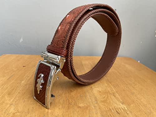 Genuine Brown Crocodile Alligator Leather Belt Mens Witdh 3.8cm, Handmade Leather Belt Men, Customize Belt3
