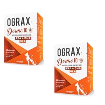 OGRAX DERME 10 - SUPLEMENTO ALIMENTAR COM 2 UNIDADES