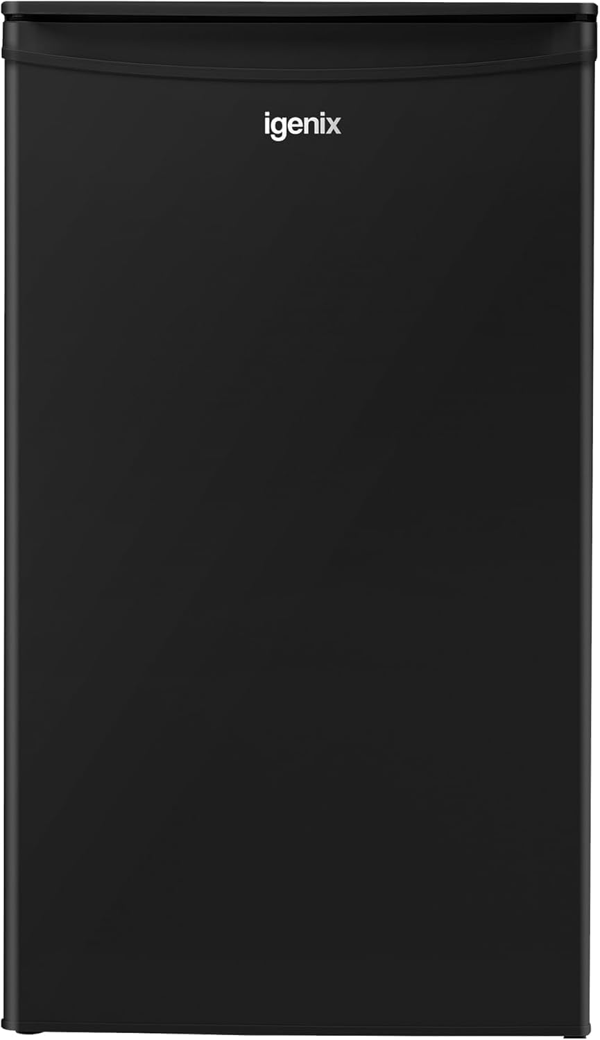 Igenix IG3960 Freestanding Larder Fridge with 92 Litre Capacity, 2 Adjustable Shelves and Salad Drawer, Reversible Door, 48 cm Wide, White — view 3