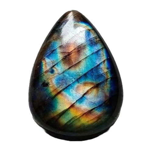 Pierre gemme labradorite naturelle 26x18mm d'une finition haut de gamme