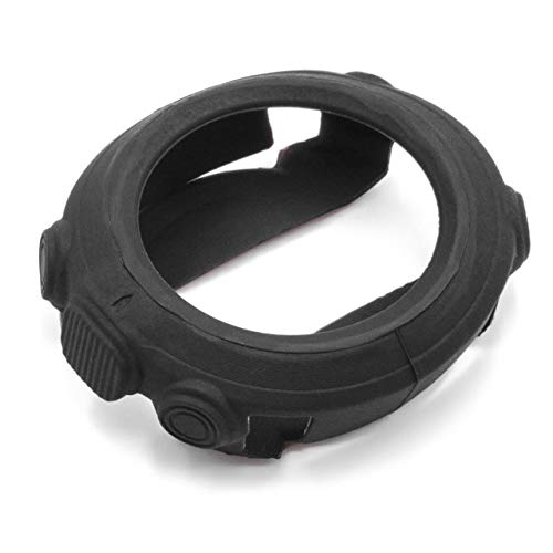 vhbw Hülle Cover kompatibel mit Garmin D2 Bravo, Fenix, Fenix 2, Quatix, Tactix Fitnesstracker - Silikon, Schwarz