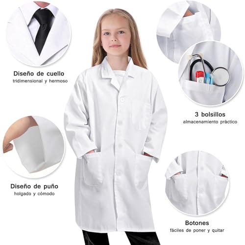 La mejor comparación de Batas escolares los más solicitados. 6 Imagen adicional
