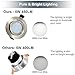 Allesgute 4X LED Downlights Ultra Slim Recessed Ceiling Spots Lights Brushed Chrome Spotlights Tilt Kitchen Down Lights 5W Cool White 6000K 240V Allesgute 4X LED Downlights Ultra Slim Recessed Ceiling Spots Lights Brushed Chrome Spotlights Tilt Kitchen Down Lights 5W Cool White 6000K 240V